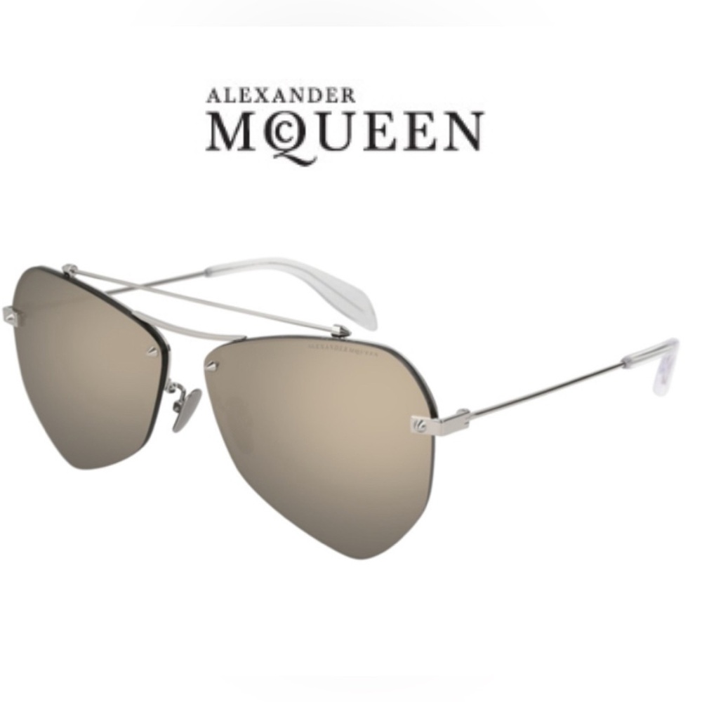 NWT ALEXANDER MCQUEEN AVIATOR SUNGLASSES